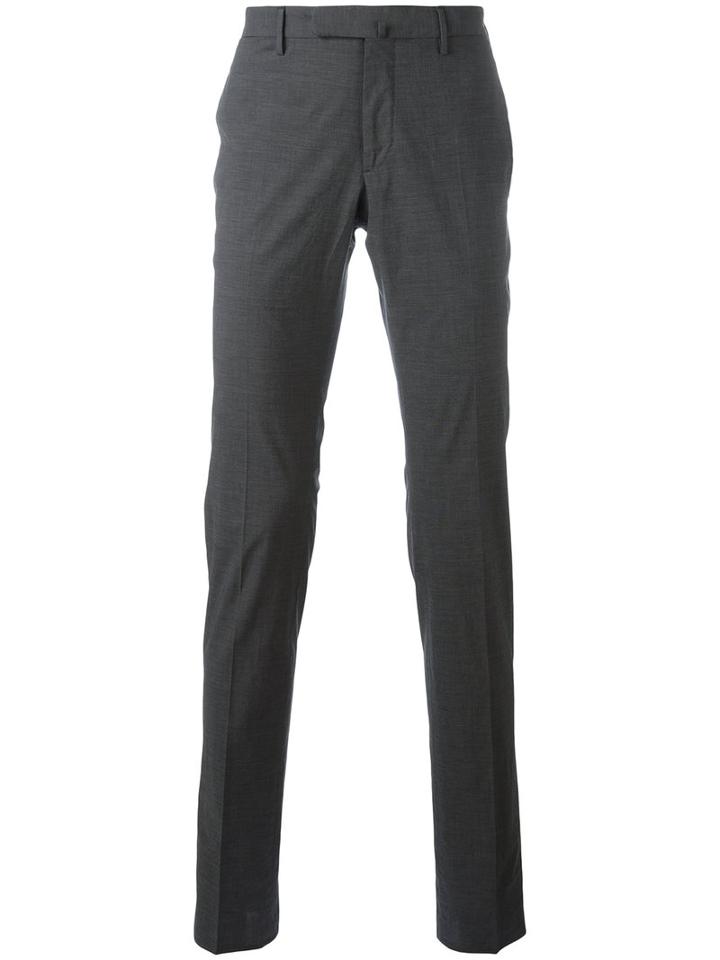 Incotex Slim-fit Chinos, Men's, Size: 56, Grey, Cotton/spandex/elastane