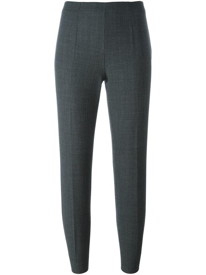 Piazza Sempione Classic Trousers, Women's, Size: 46, Grey, Polyester/spandex/elastane/virgin Wool