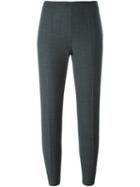 Piazza Sempione Classic Trousers, Women's, Size: 46, Grey, Polyester/spandex/elastane/virgin Wool