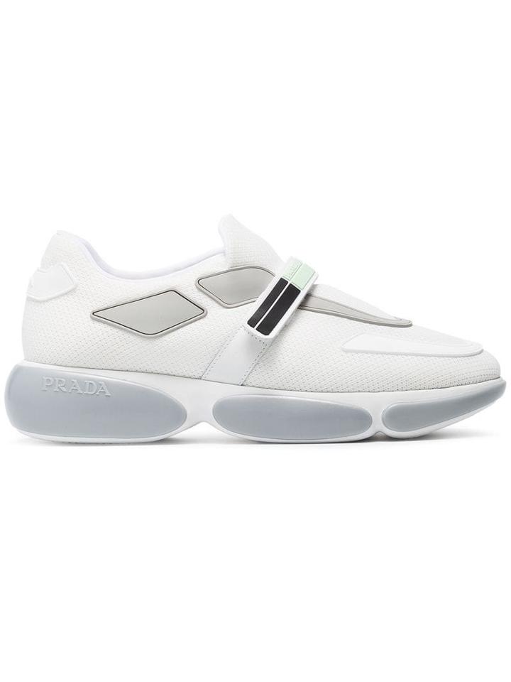 Prada White Cloudbust Sneakers