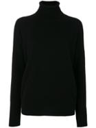 Incentive! Cashmere - Oversized Roll Neck Jumper - Women - Cashmere - L, Black, Cashmere