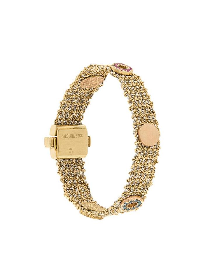 Carolina Bucci Woven Bracelet, Women's, Metallic