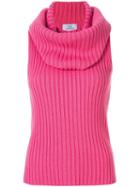 Ck Calvin Klein Chunky Ribbed Top - Pink