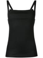 Christopher Esber Split Apron Singlet Top - Black