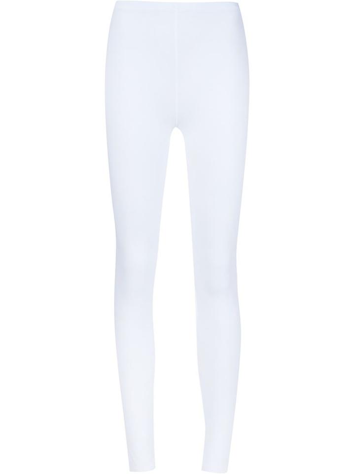 Majestic Filatures Long Leggings, Women's, Size: 2, White, Viscose/spandex/elastane