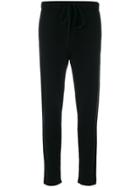 Fine Edge Slim-fit Trousers - Black