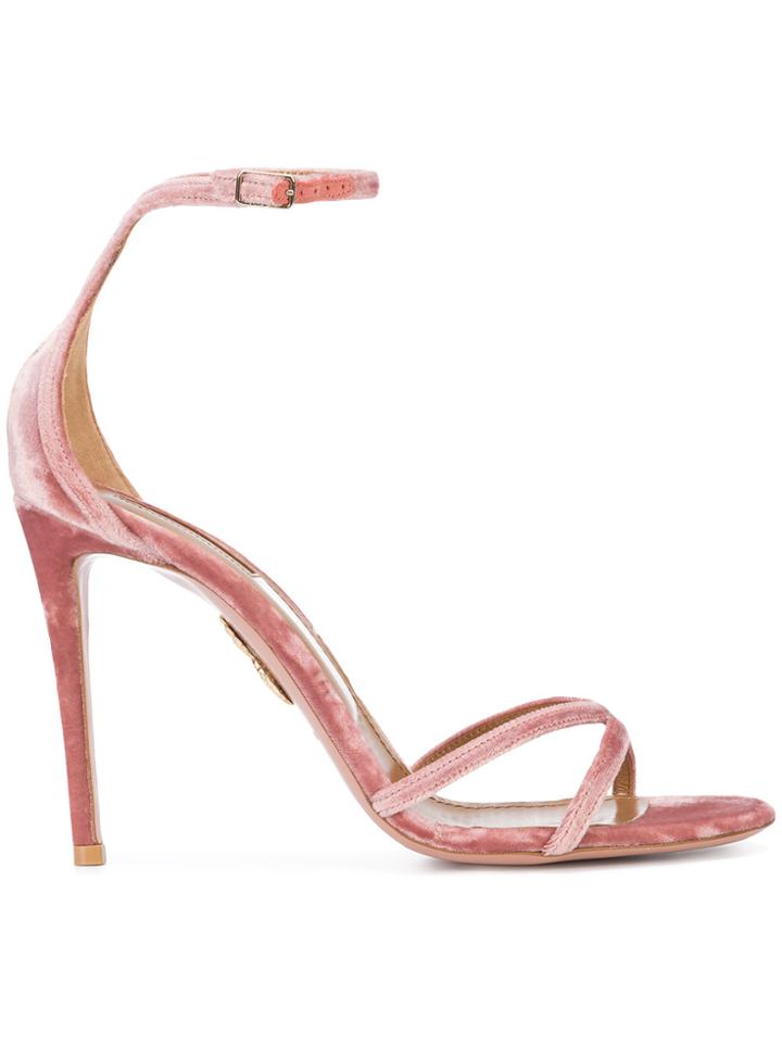 Aquazzura Purist Sandals - Pink & Purple