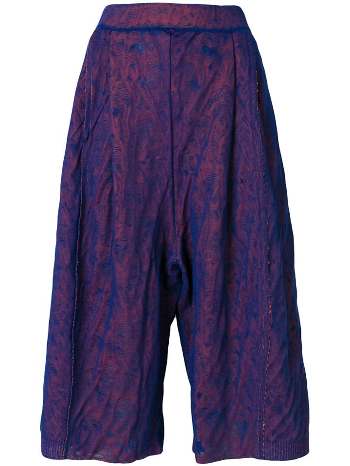 Boboutic Cropped Loose-fitting Trousers - Blue