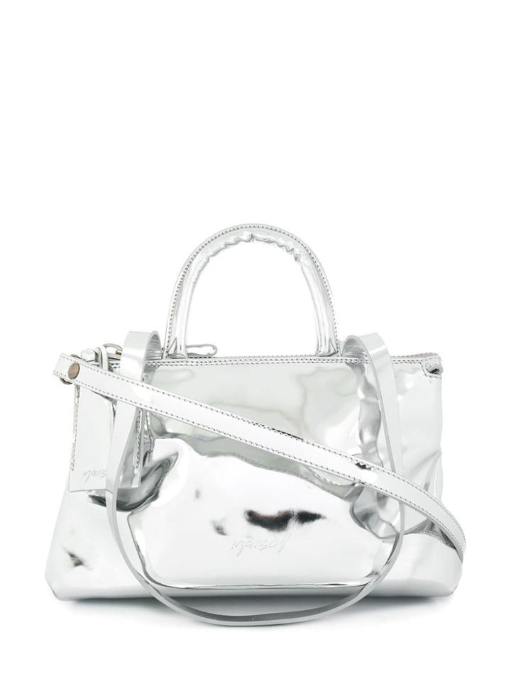 Marsèll Metallic Tote Bag - Silver