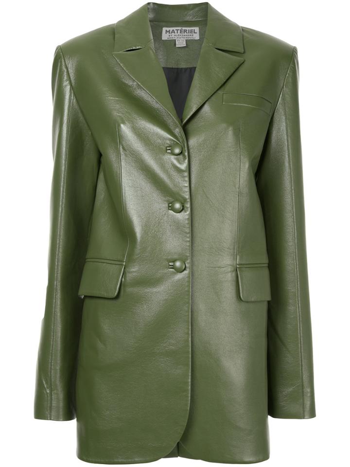 Materiel Long Blazer - Green