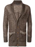 Issey Miyake Men Vintage V-neck Cardigan - Brown