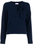 Red Valentino Heart Detailed Jumper - Blue