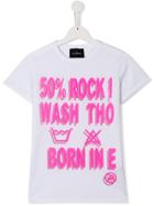 John Richmond Junior Teen Graphic Print T-shirt - White