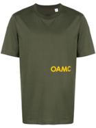 Oamc Logo Printed T-shirt - Green