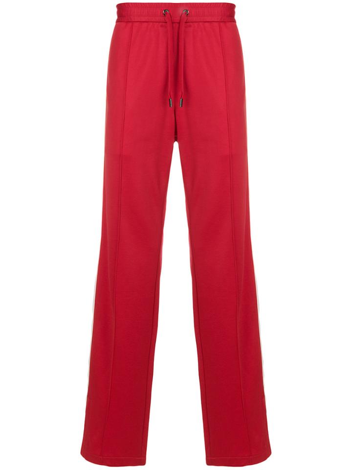 Versace Two Tone Track Pants - Red