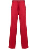 Versace Two Tone Track Pants - Red