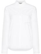 Hyein Seo Embroidered Chain Embellished Shirt - White