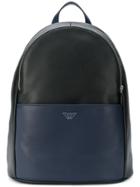 Emporio Armani Bicolour Backpack - Black