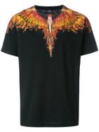 Marcelo Burlon County Of Milan Flames Wings T-shirt - Black