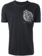 Denham 'skull Cap Moj' T-shirt, Men's, Size: Medium, Black, Cotton