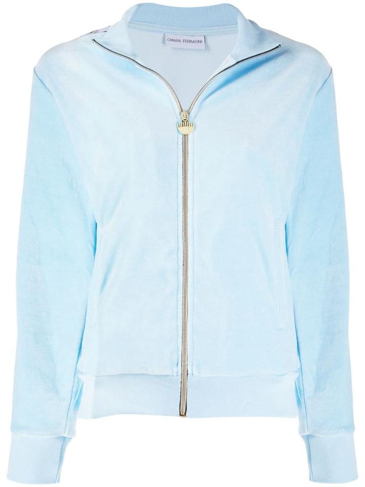 Chiara Ferragni Logomania Track Jacket - Blue
