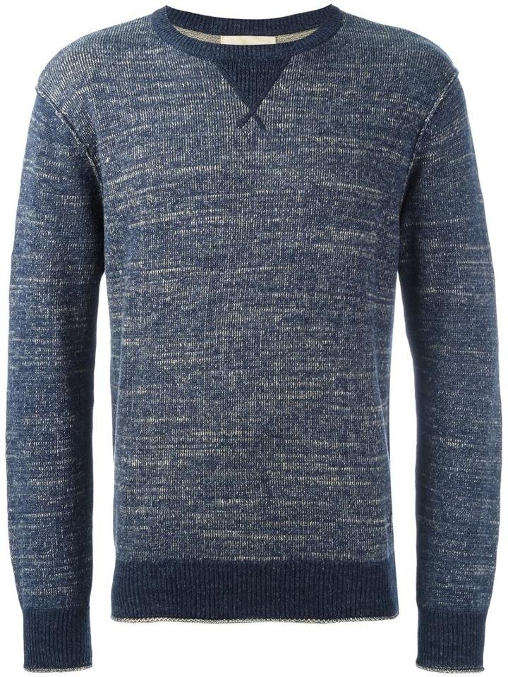 Ralph Lauren Crew Neck Jumper, Men's, Size: Large, Blue, Cotton