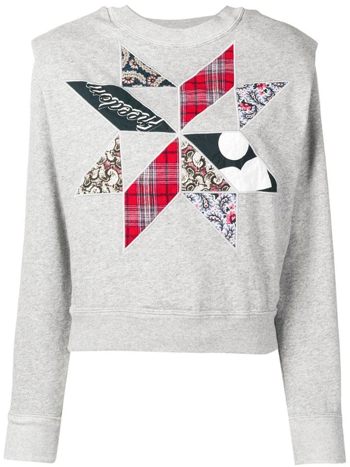 Isabel Marant Étoile Patchwork Sweatshirt - Grey