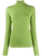 Escada Turtleneck Slim-fit Jumper - Green