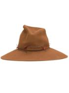 Gigi Burris Millinery 'drake' Hat, Women's, Size: Medium, Brown, Acetate