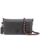 Coach - Dinky Shoulder Bag - Women - Leather - One Size, Black, Leather