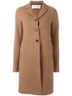 Harris Wharf London Single Breasted Coat, Women's, Size: 44, Nude/neutrals, Alpaca
