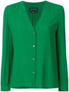 Vanessa Seward Long-sleeve Button Blouse - Green