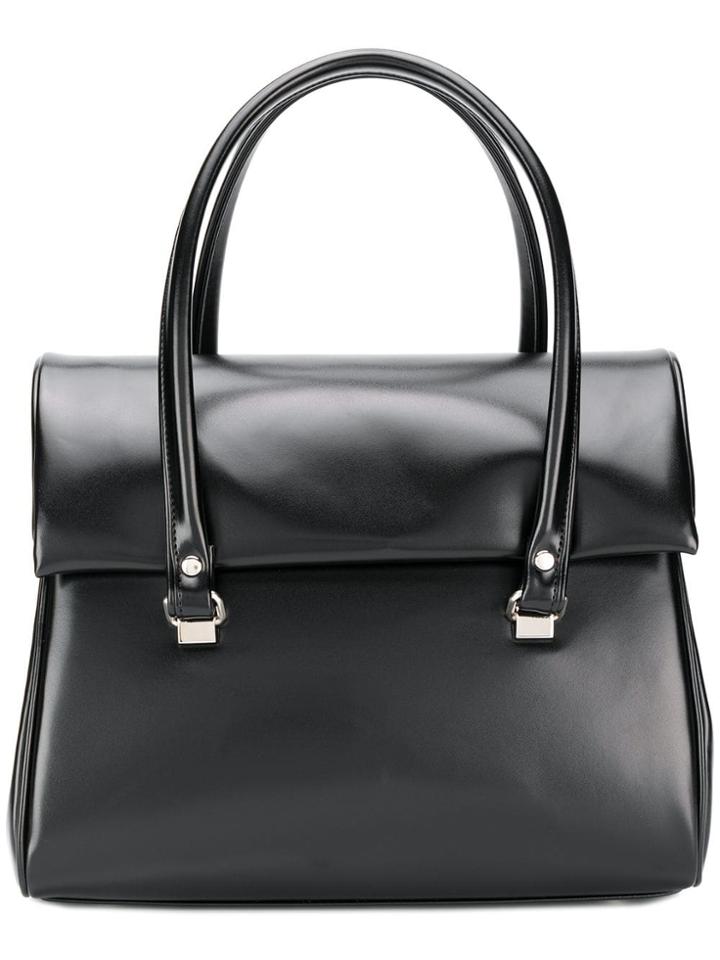 Comme Des Garçons Comme Des Garçons Top Handle Tote - Black