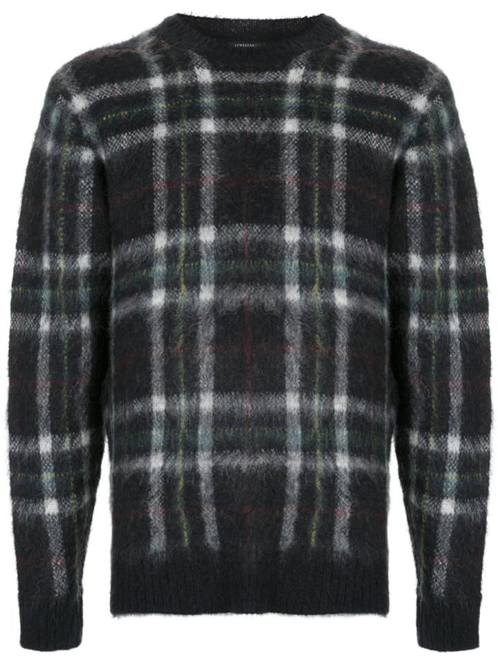 Loveless Plaid Sweater - Blue