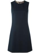 Dolce & Gabbana Classic Shift Dress, Women's, Size: 40, Black, Virgin Wool/polyester/spandex/elastane
