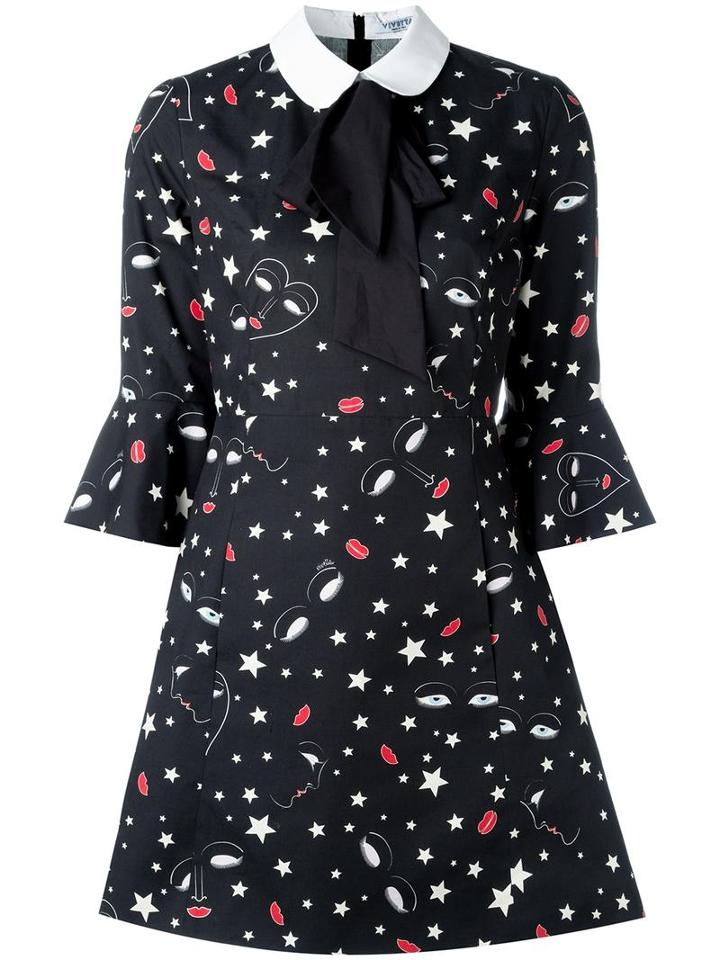 Vivetta Armadillo Dress, Women's, Size: 42, Black, Cotton/acetate/cupro