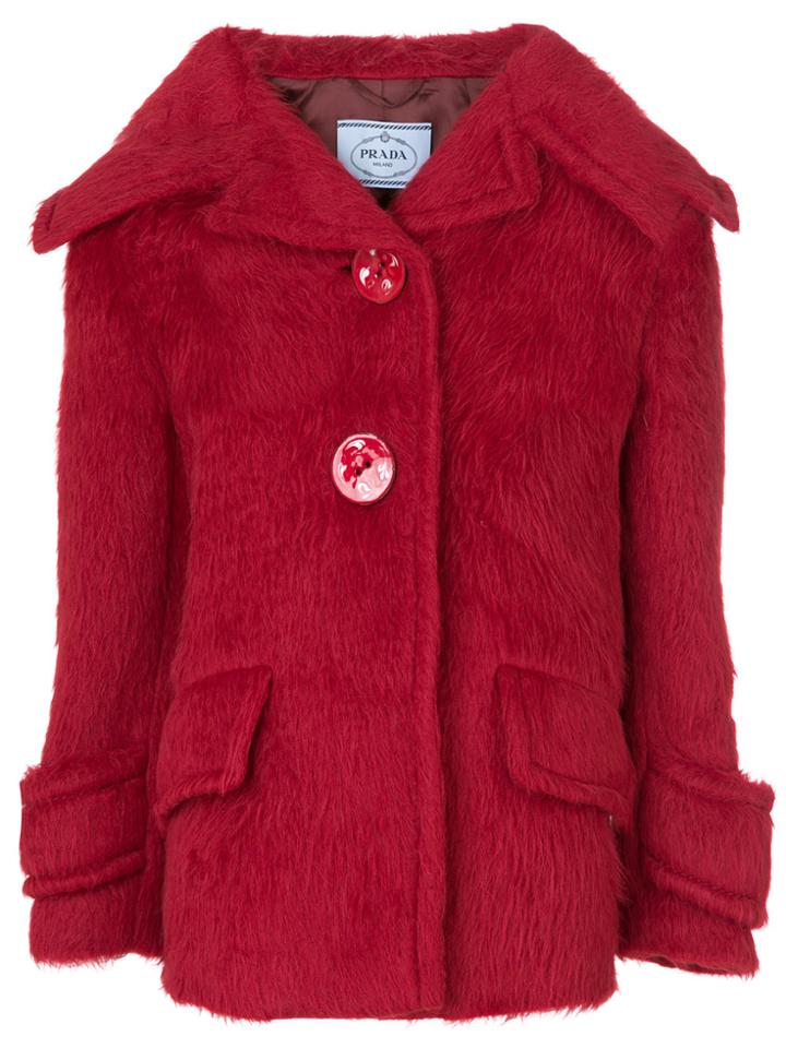Prada Sheepskin Jacket - Red