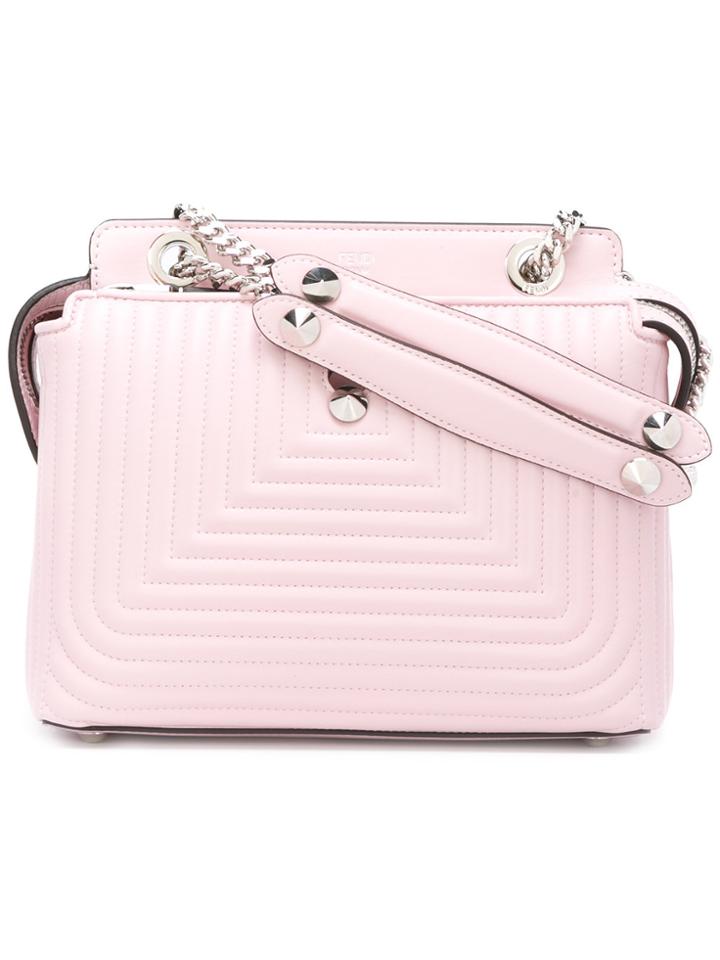 Fendi Dotcom Click Shoulder Bag - Pink & Purple