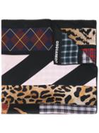 Dsquared2 - Mixed Print Scarf - Women - Silk - One Size, Silk