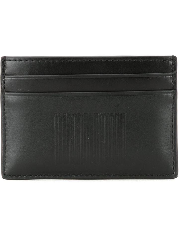 Alexander Wang Barcode Logo Embossed Cardholder