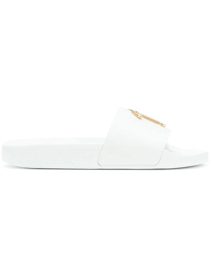 Giuseppe Zanotti Brett Slides - White