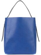Valextra Medium Bucket Bag - Blue