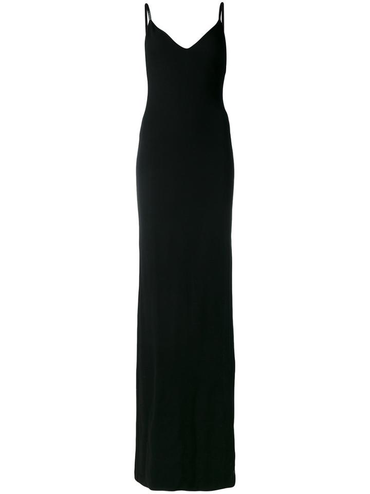 Dsquared2 - Slim Strap Gown - Women - Polyamide/spandex/elastane/viscose - S, Black, Polyamide/spandex/elastane/viscose