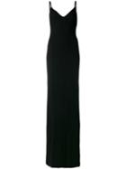 Dsquared2 - Slim Strap Gown - Women - Polyamide/spandex/elastane/viscose - S, Black, Polyamide/spandex/elastane/viscose