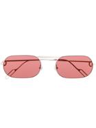 Cartier Tinted Square Sunglasses - Silver