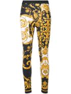 P.a.r.o.s.h. Baroque Print Leggings - Black