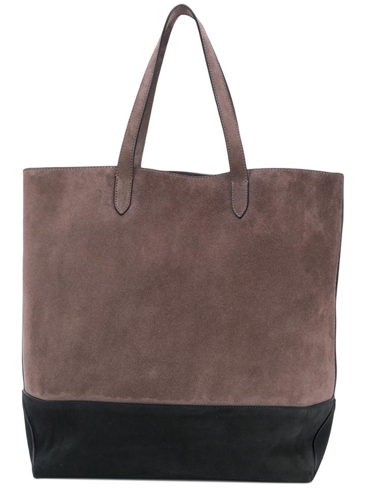 Tomas Maier Suede Shopper - Brown