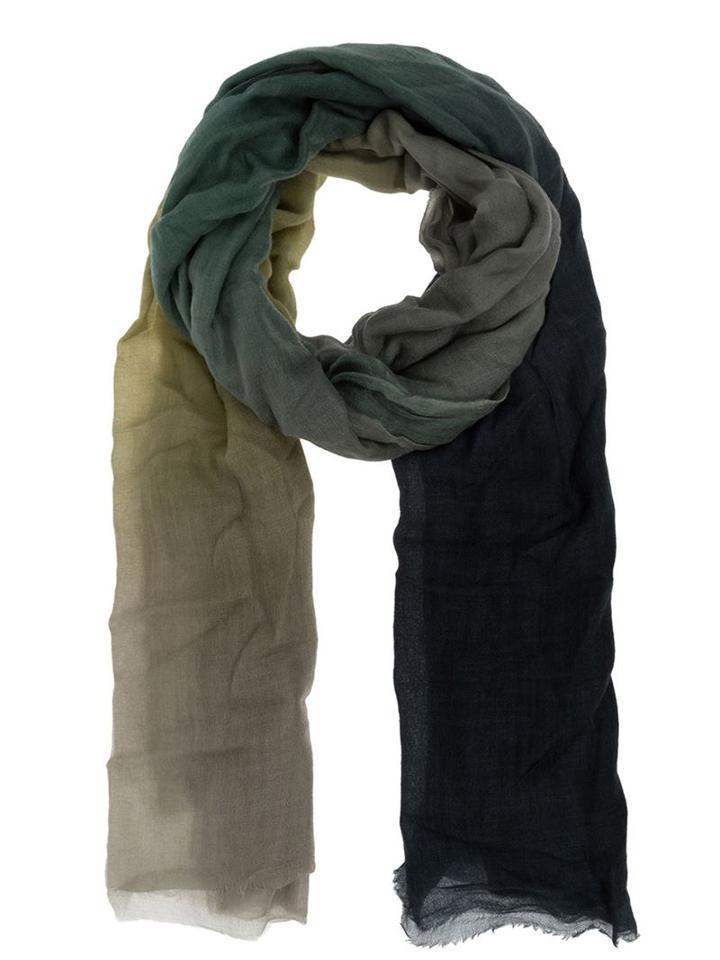 Faliero Sarti Ombre Scarf, Adult Unisex, Blue, Cashmere