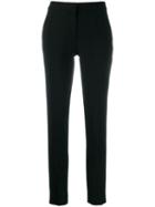 Moschino Skinny Fit Tapered Trousers - Black
