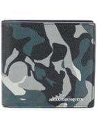 Alexander Mcqueen Camouflage Wallet - Black